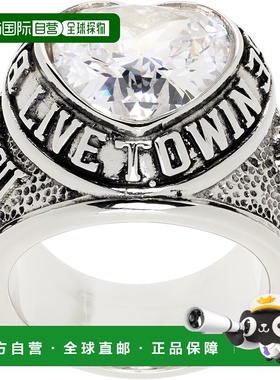 1h可退 潮奢 Ambush 男士 银色 Heart Class 戒指 12114804