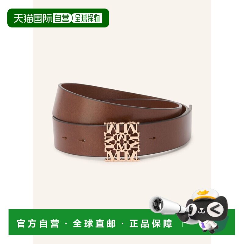 MAX MARA 女士腰带 100319337515000 CO 棕色 SUMERO Leather bel图片