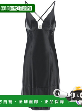 LOEWE 女士半身裙 S540Y53L331100 SS2023 黑色 Dress in nappa