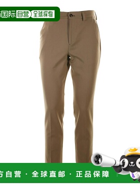 CRUNA 男士休闲裤 BRERA1215-0 SS2023 浅棕色 Brera Sand Men's