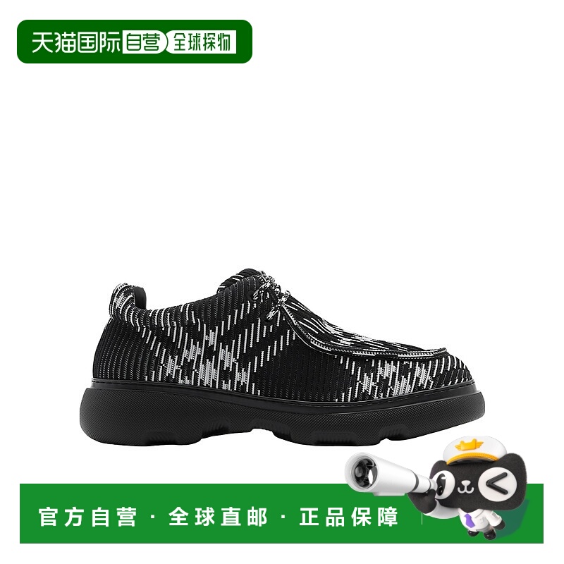 1h可退 BURBERRY 男士商务休闲鞋 80834081 SS2024 黑色 Creeper
