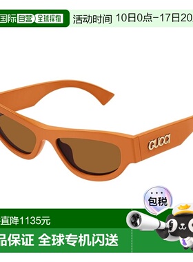 GUCCI 女士眼镜 GG1834S005 CO 橙色古驰 太阳镜几何框配饰