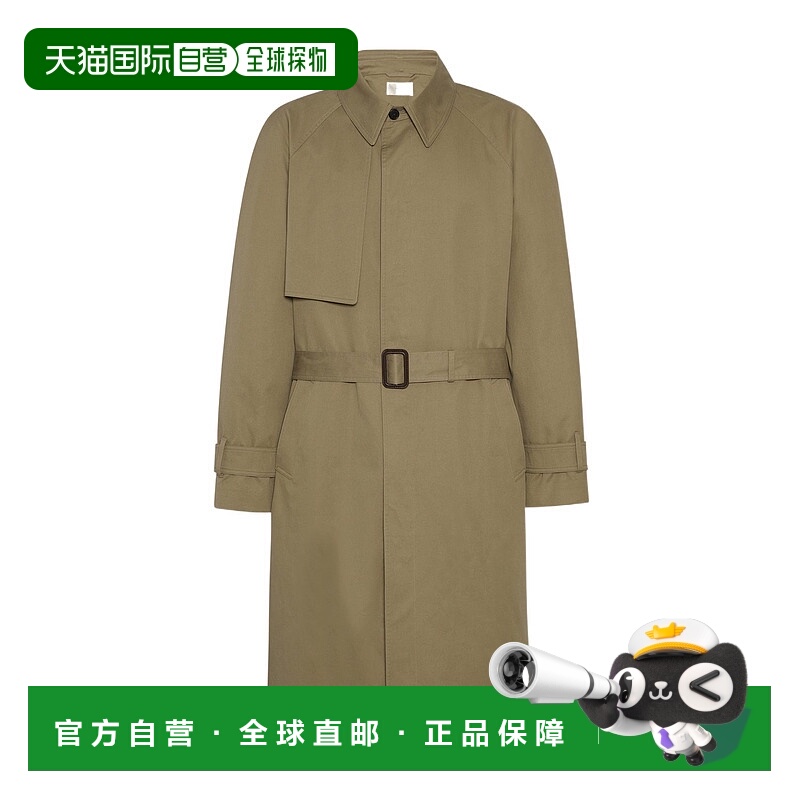 1h可退 THE ROW 男士外套 1160W4207TAU AW2025 灰色 单排扣风衣