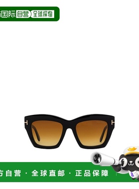1h可退 TOM FORD 女士太阳镜 FT119101F SS2025 黑色 全框太阳镜