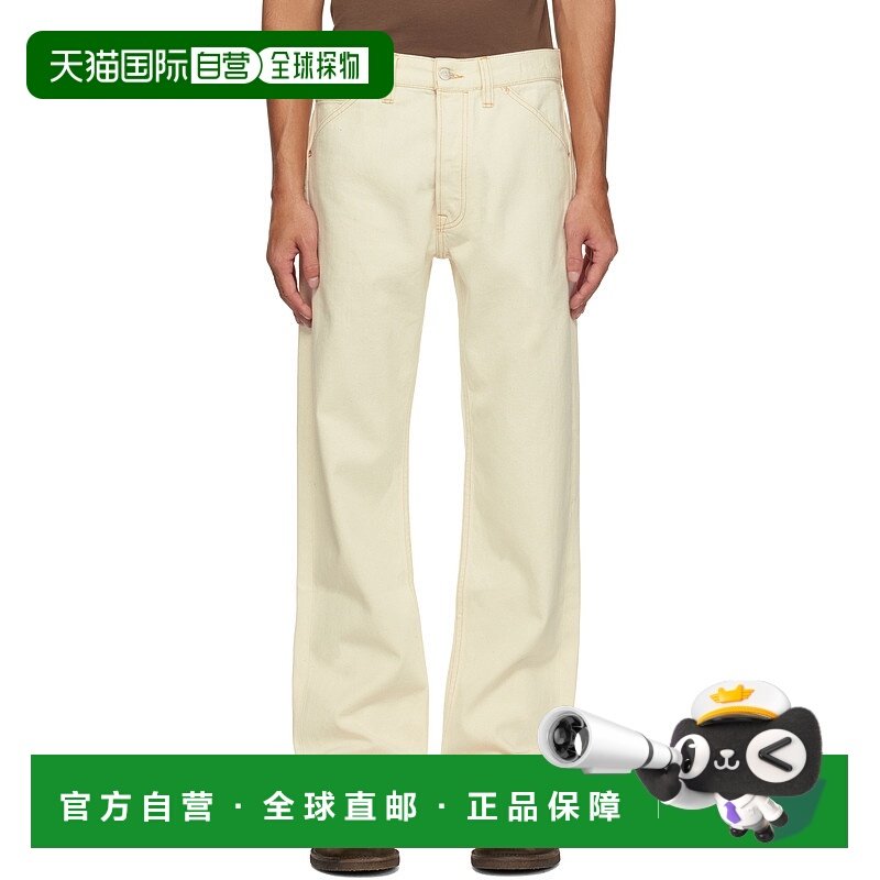 1h可退 潮奢 Drake's 男士 灰白色 12.7 oz Selvedge Tonal Stitc