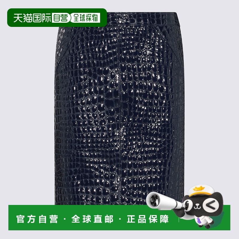 1h可退 TOM FORD 女士半身裙 GCL871LEX306HB784 SS2024 黑色中裙