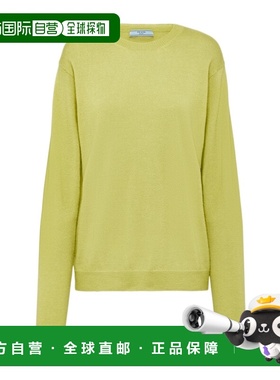 PRADA 女士针织毛衣 P24D2P10LJSOOOF01PS SS2024 绿色长袖羊绒