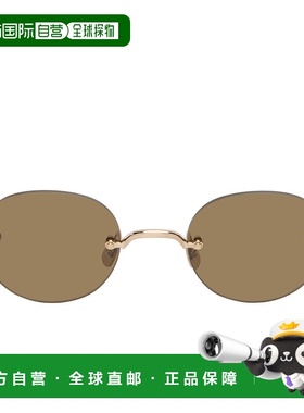 1h可退 潮奢 Thom Browne 汤姆 布朗 男士 金色 Titanium Rimless