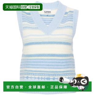 AW2024 K2258271 蓝色 女士衬衫 GANNI