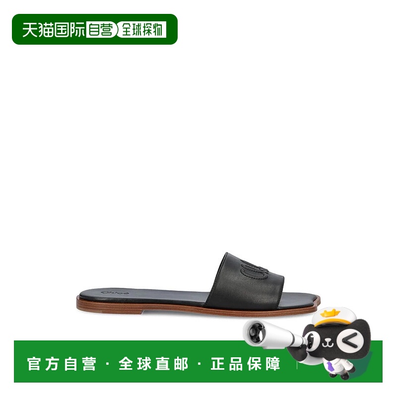 1h可退 CHLOÉ 女士凉鞋 CH25A12LPI001AI25 AW2025 黑色 Chloe Sa