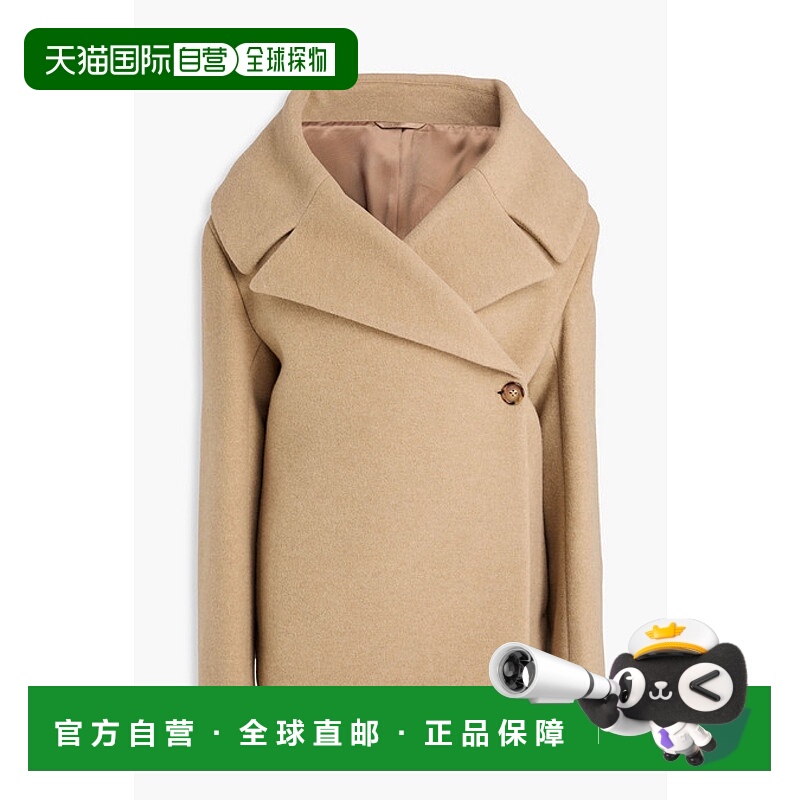 1h可退 潮奢 TOTÊME 女士 双排扣羊毛混纺毛毡夹克 241WRO981FB00