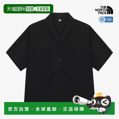 W'S ICECUBE S/S SHIRTS 北面女式短袖半袖衬衫户外