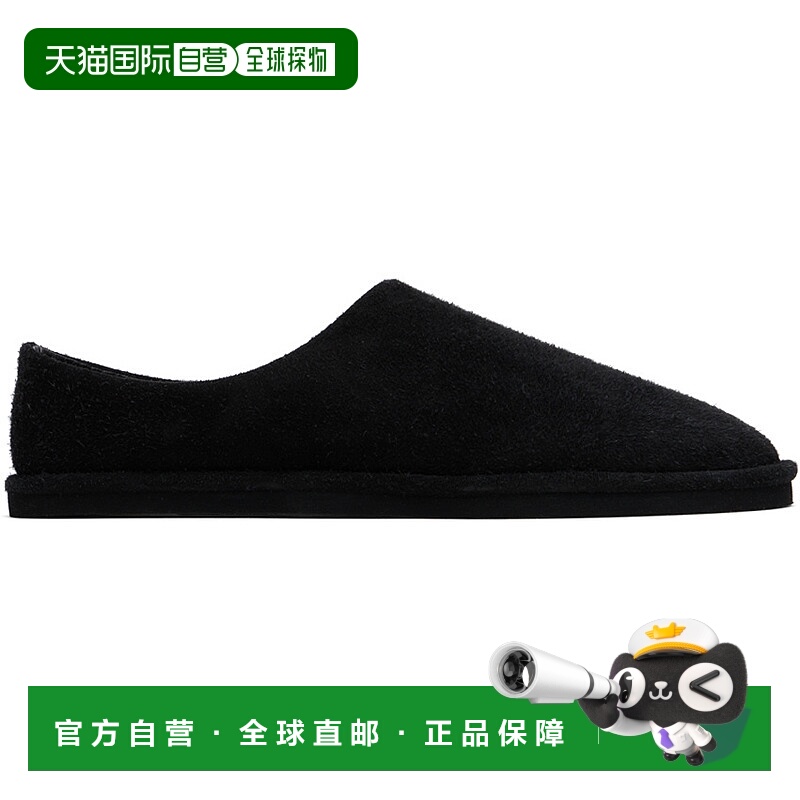 1h可退 潮奢 AURALEE 男士 黑色拖鞋 A24AS07QDM black黑色 舒适