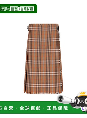 BURBERRY 女士半身裙 8113987C4032P26 SS2026 花色长裙a字裙