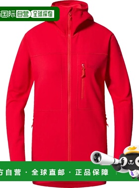 HAGLOFS Rosson Mid全拉链抓绒 女士户外针织保暖外套抓绒衣