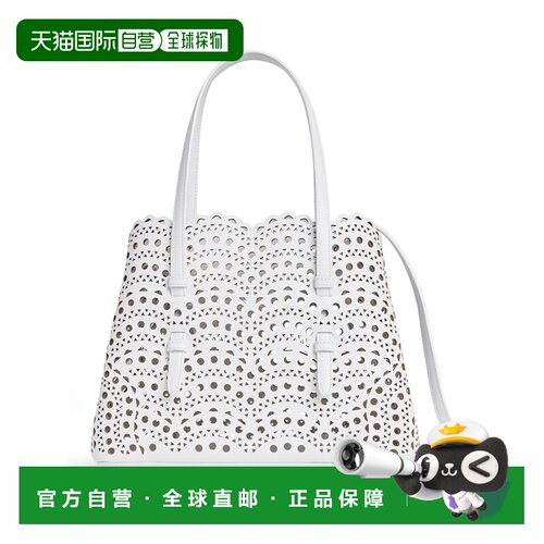 ALAIA 女士斜挎包 AA1S06725I251020 AW2026 白色托特包 MINA 25