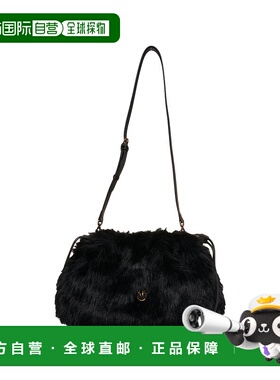 PINKO 女士单肩包 105909A2VZZ99Q AW2025 黑色 Borsa in ecopell