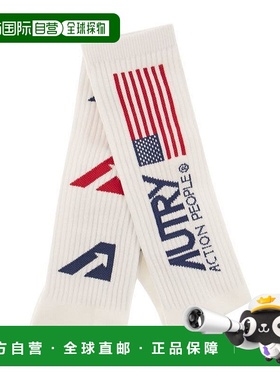 1h可退 潮奢 AUTRY 女士 标志性徽标袜子 SOIU45WB