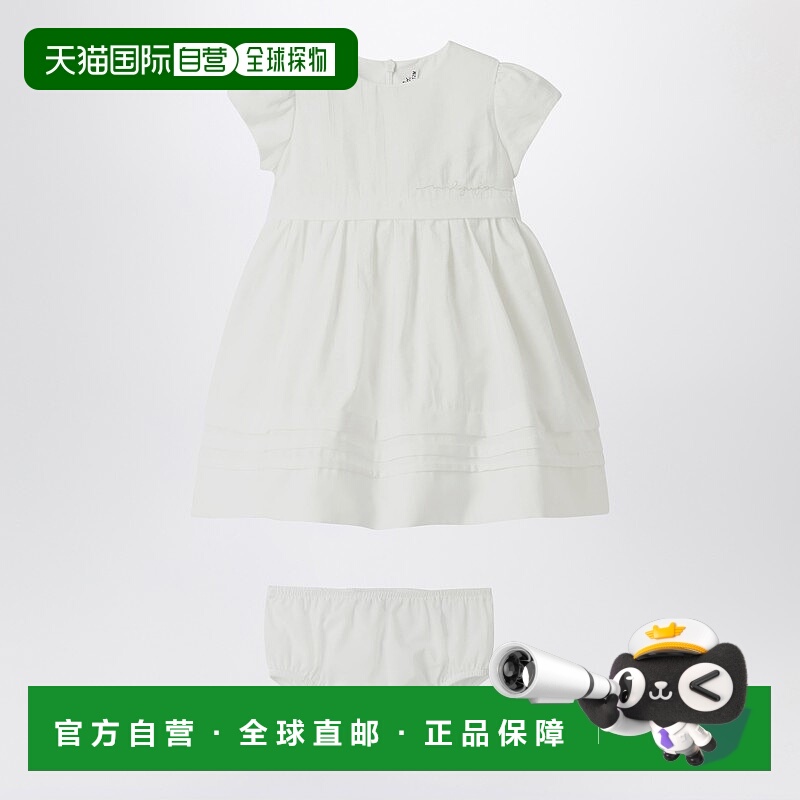1h可退 潮奢 il gufo 男童 白色裤裙式粘胶纤维府绸连衣裙童装 P2
