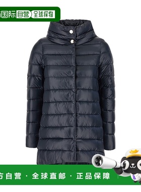 1h可退 HERNO 女士外套 PI0505DIC12017Z9200 AW2024 蓝色棉服