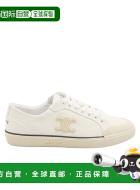 CELINE 女士运动鞋 363675148C01OP SS2026 白色 系带低帮休闲鞋