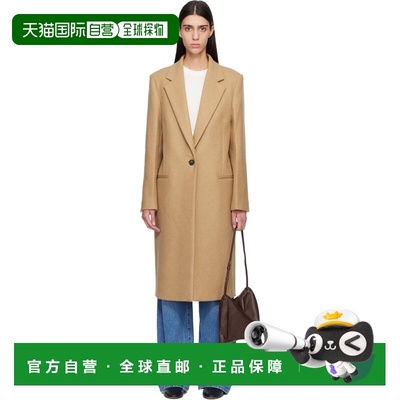 1h可退 潮奢 toteme 女士 米色 Classic Winter 大衣 261WRO0198F