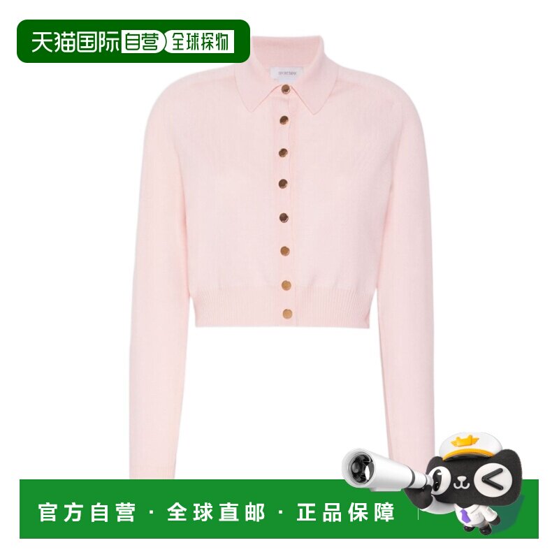 MAX MARA 女士针织衫 2346016106003 AW2026 粉红色 羊毛长袖开衫