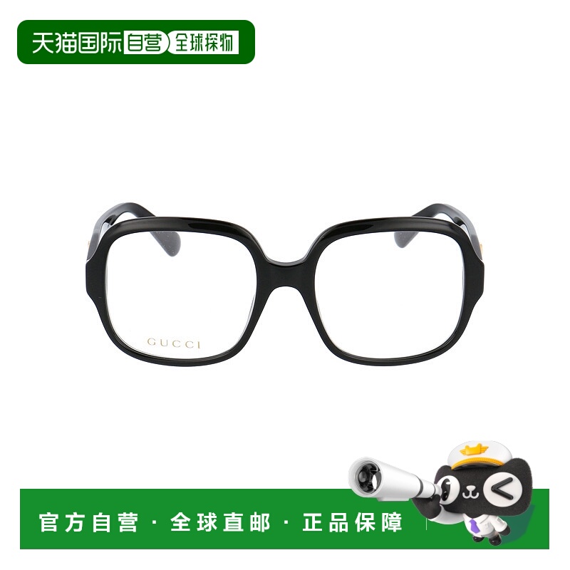 1h可退 GUCCI 女士眼镜 GG0799O001 CO 黑色 GUCCI WOMEN'S GG079