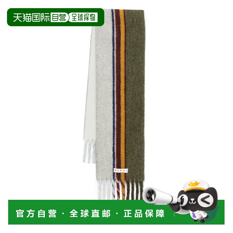 1h可退 MARNI 男士围巾 SCZC0076Y0UAW051STW09 AW2025 灰色