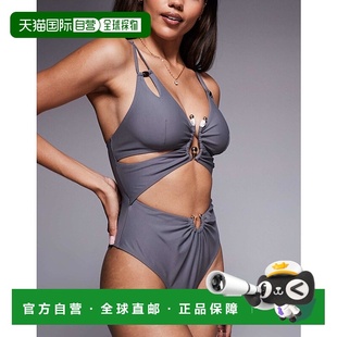 女士 Fuller Lucie 1h可退 resin ASOS and 设计胸部深V剪口 潮奢