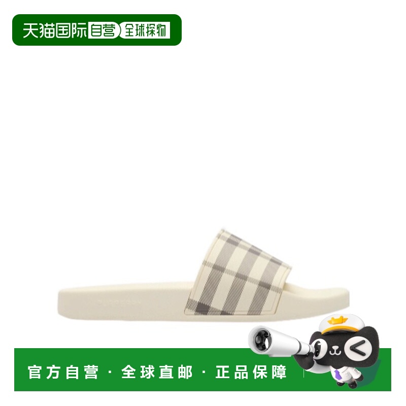 1h可退 BURBERRY 女士凉鞋 81192831 AW2025 花色 格纹拖鞋