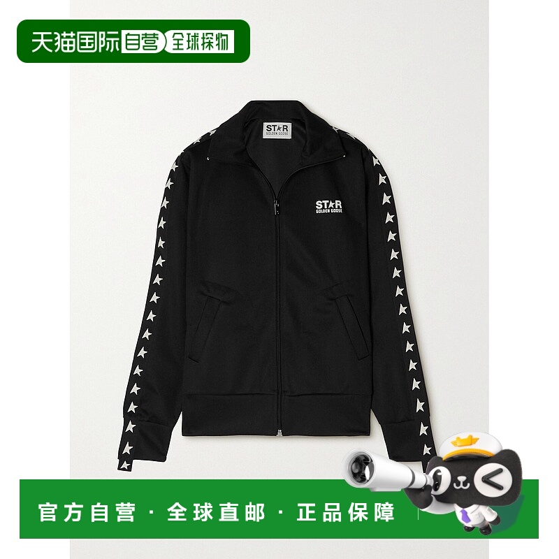1h可退 潮奢 GOLDEN GOOSE 女士 黑色 Denise Star 运动夹克 GWP0