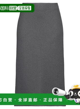1h可退 潮奢 Rier 女士 中长半身裙 grey灰色 舒适时尚