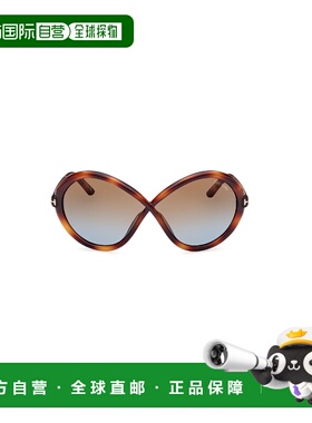 TOM FORD 女士眼镜 FT107053F SS2025 花色 几何框太阳镜