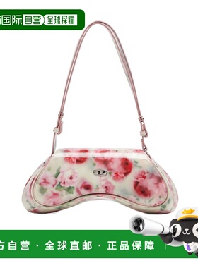 DIESEL 女士斜挎包 X10221P6019HB082 SS2026 粉红色手提包单肩包