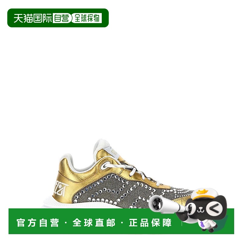 1h可退 VERSACE 女士运动鞋 10041831A02750ARGENTO SS2025
