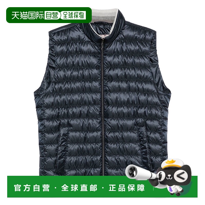 1h可退 HERNO 男士马甲 PI00103UR12020Z9200 AW2025 蓝色