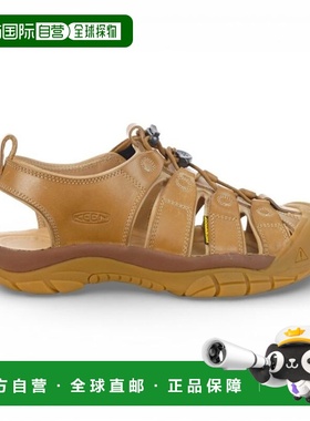 Keen男士Newport Crafted 20年天然皮革凉鞋 1028281