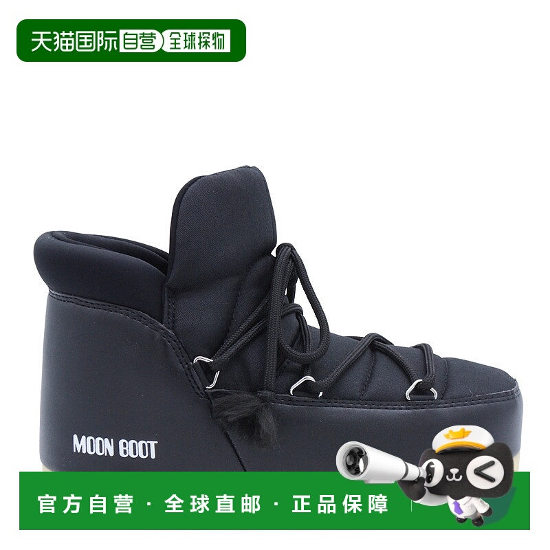 1h可退 潮奢 moon boot 月亮靴 女士 EVX 黑色浅口靴子 80D147002