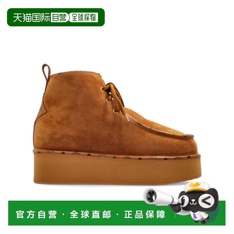 MCM 女士高跟鞋 MESGSMM01CO SS2026 棕色 厚底雪地靴厚底鞋