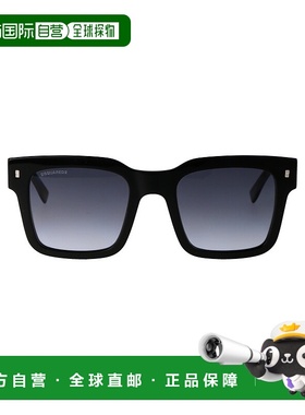 1h可退 DSQUARED2 男士太阳镜 ICON0010S8079O SS2025 黑色
