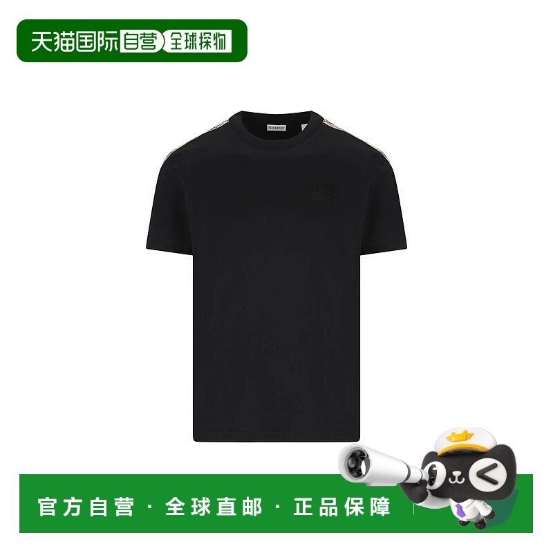 BURBERRY 男士T恤 8106248A1189P26 SS2026 黑色 Burberry T-Shir,男装,T恤,淘宝优惠券,粉丝福利购,淘宝优惠卷