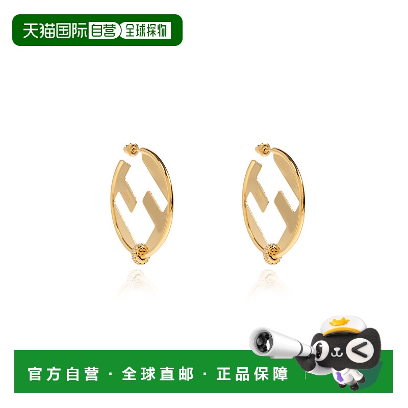 1h可退 FENDI 女士耳饰 8AL081ATEPF089U CO 金色