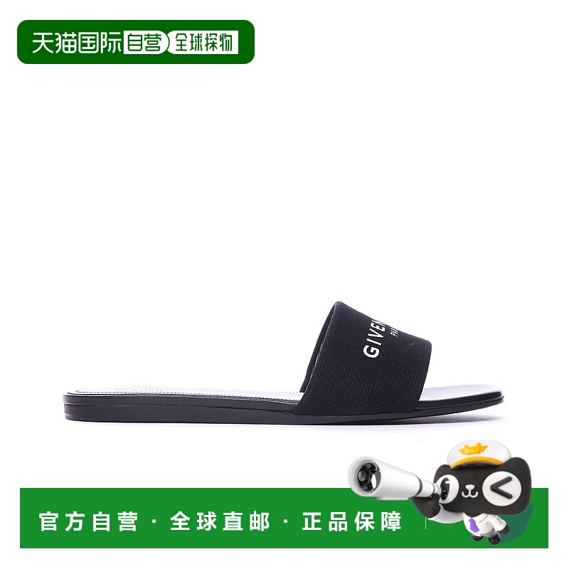1h可退 GIVENCHY 女士凉鞋 BE306FE1PU001 CO 黑色