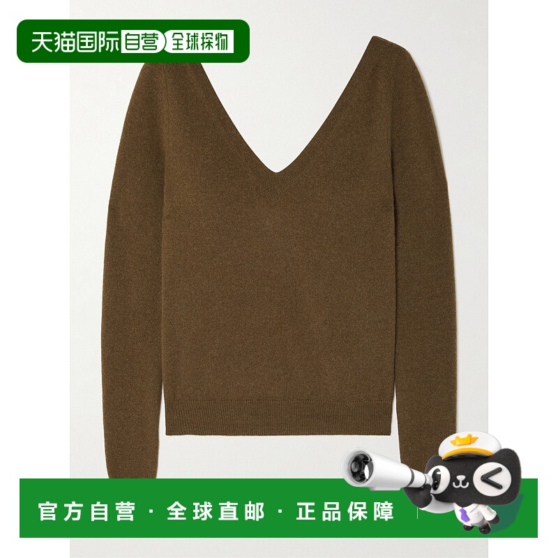 潮奢 Saint Laurent 圣罗兰 女士 V領長袖套頭衫 808068YALL2