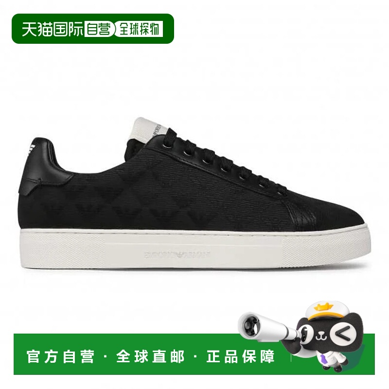 1h可退 EMPORIO ARMANI 男士运动鞋 X4X316XM741NEROK001