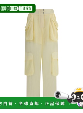 1h可退 潮奢 Pinko 品高 女士 透明喬其紗工裝褲 104751A21F