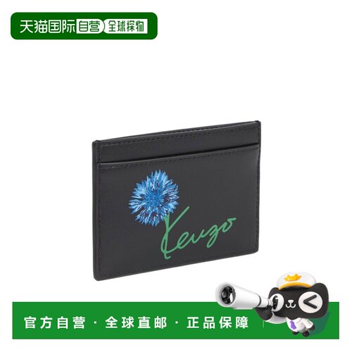 KENZO 女士卡包 FG68PM800L3199 SS2026 黑色 KENZO郁香卡包