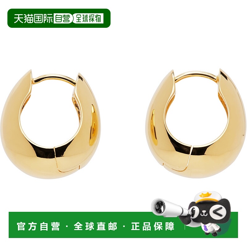 1h可退 潮奢 Sophie Buhai 女士 金色耳环 PCE01GOLD饰品配饰纯银