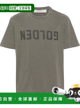 1h可退 潮奢 GOLDEN GOOSE 男士 徽标短袖T恤 GMP01220P000671
